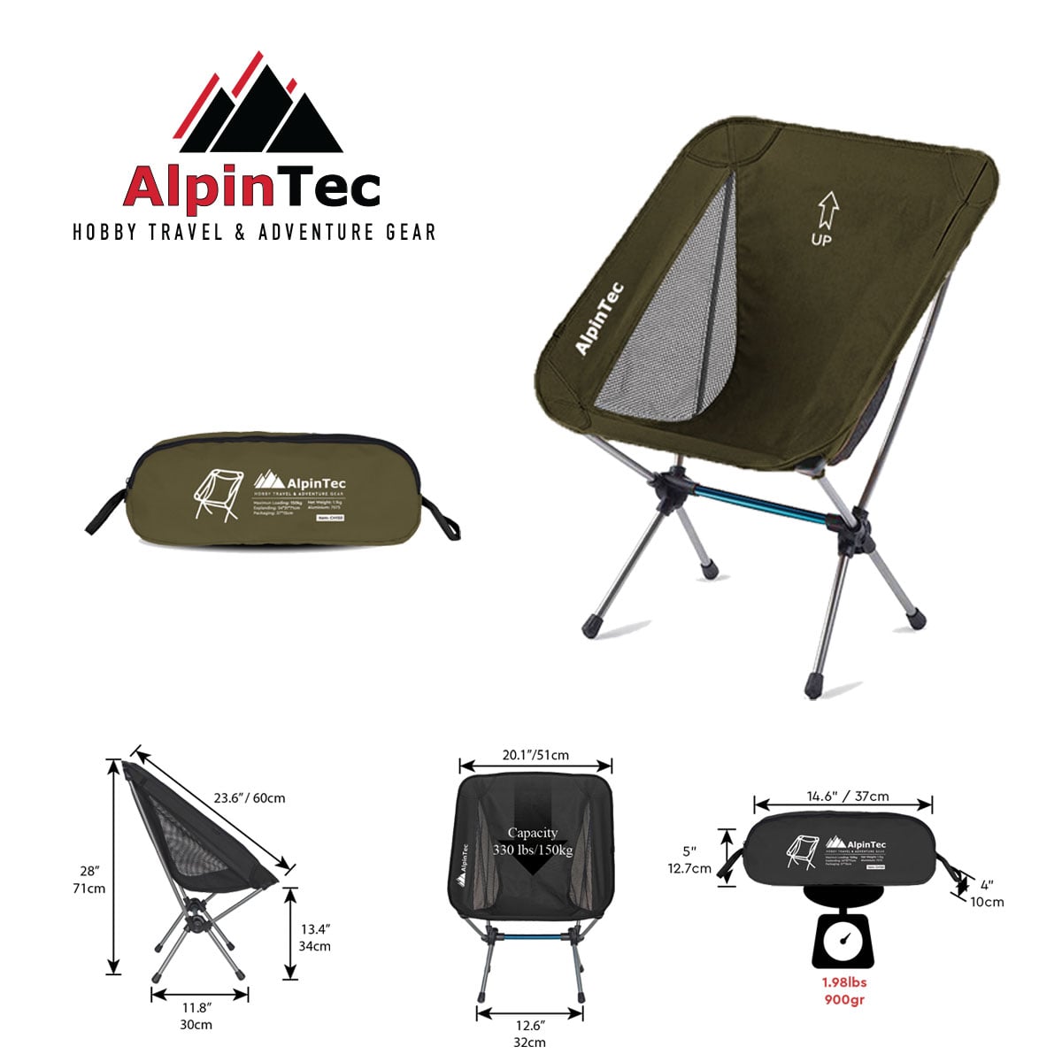 Alpintec_CH150GN_Camping_Chair